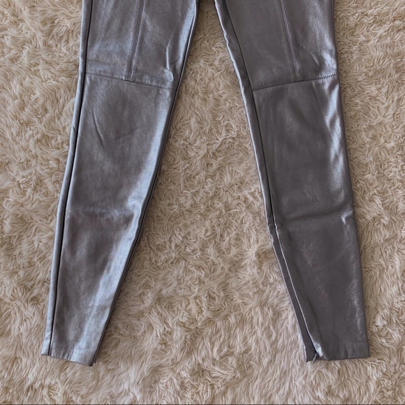 Zara trafaluc metallic leather leggings 💿 - Picture 10 of 16
